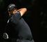 Jason Day drives off the second hole at Crooked Stick on Sunday but later had to withdraw