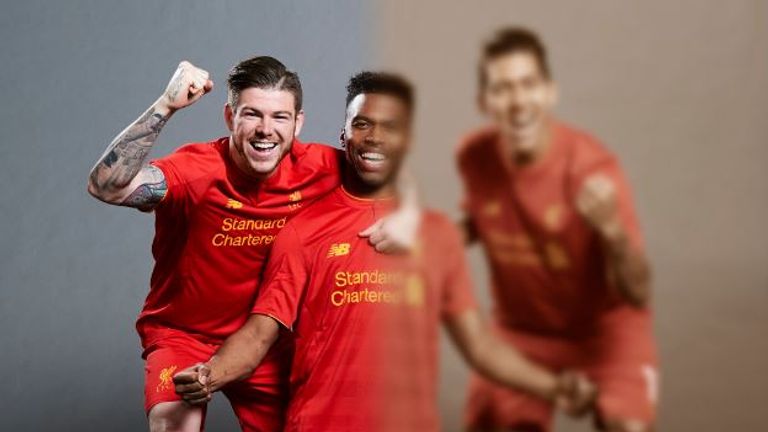 Alberto Moreno, Daniel Sturridge and Roberto Firmino support Seeing is Believing