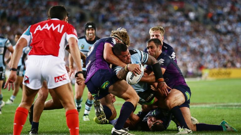 Andrew Fifita scored the winning try in the 2016 Grand Final