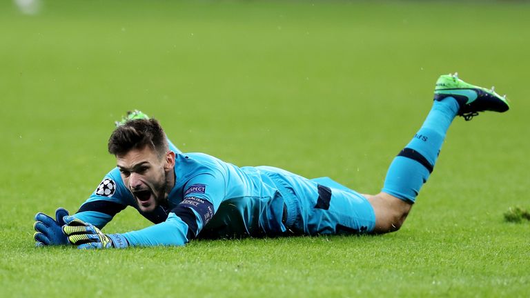 Hugo Lloris produced a stunning save against Bayer Leverkusen