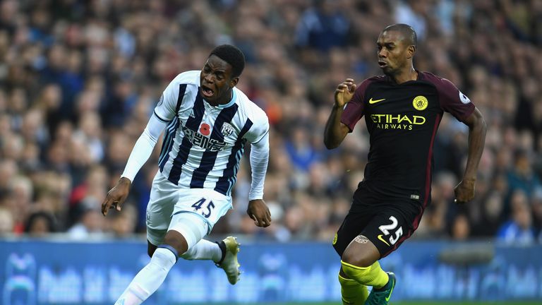 Jonathan Leko (left) came on for West Brom and made a difference