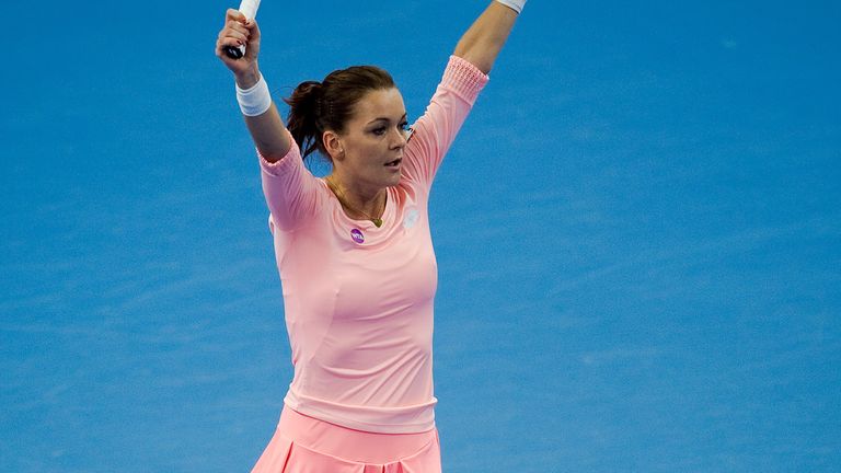 Radwanska claimed her 20th WTA singles title