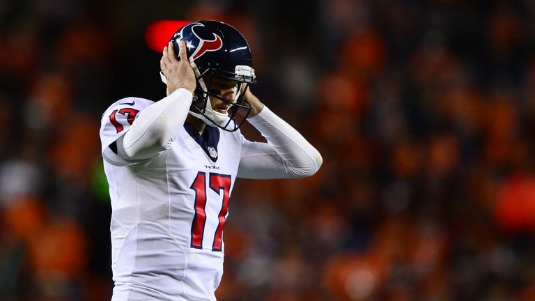 Quarterback Brock Osweiler has thus far struggled in Houston, and may have to compete for the starting job in 2017
