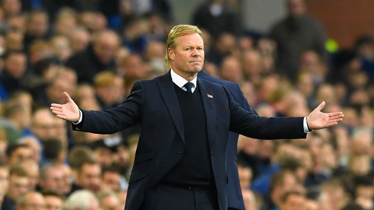 Resultado de imagen de Ronald Koeman everton