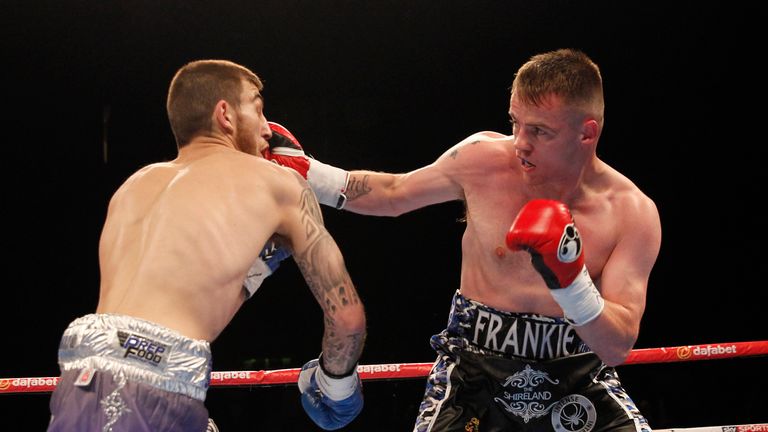 Frankie Gavin lands on Sam Eggington in a thrilling battle