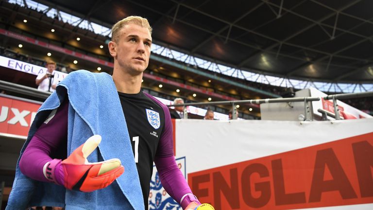 Joe Hart has retained his place in the England squad following his move to Serie A