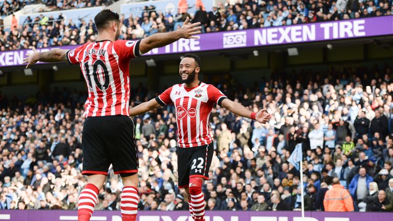 Nathan Redmond, celebrating with Charlie Austin, is Merse
