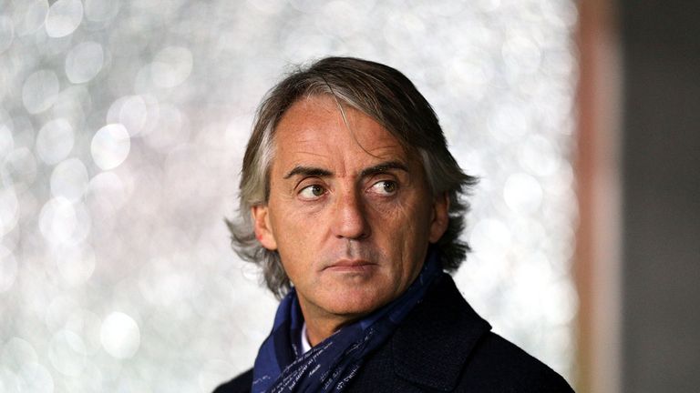 Roberto Mancini is interested in the vacant managerial role with Italy