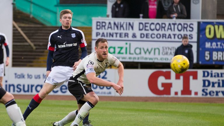 Craig Wighton fires Dundee ahead at Dens Park against Inverness CT earlier this season
