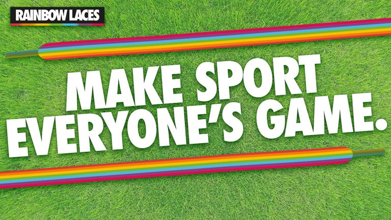 Stonewall's Rainbow Laces campaign is helping to change sport and remove language and behaviour that makes LGBT people feel unwelcome and unsafe