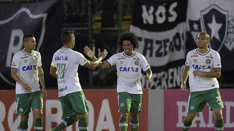 Brazilian side Chapecoense were involved in a plane crash on Tuesday