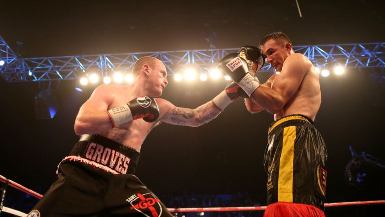 Groves out-pointed Gutknecht at the Wembley SSE Arena