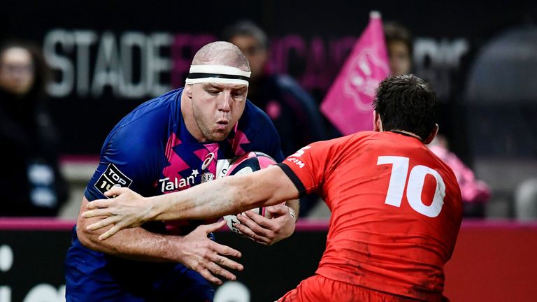 Heinke van der Merwe proved immovable in the Stade front-row