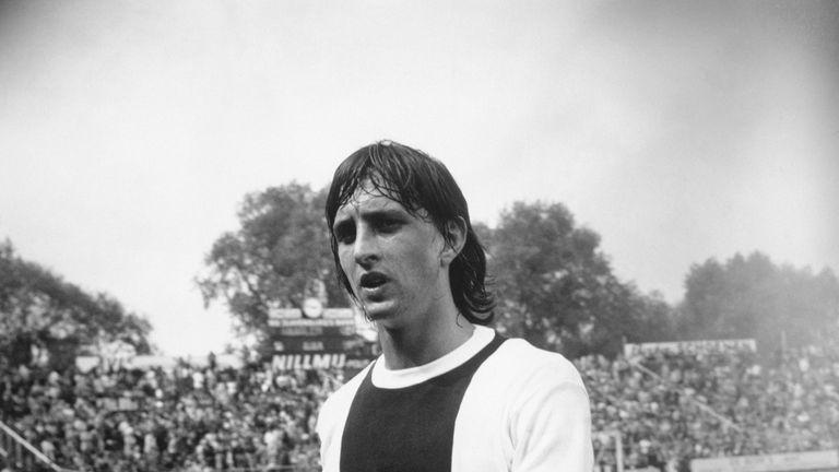 Dutch legend Johan Cruyff helped Ajax secure the record in 1972