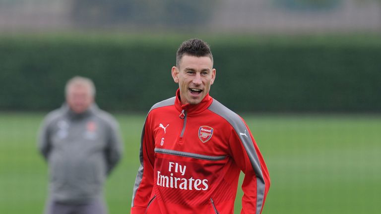 Arsenal are awaiting the result of Laurent Koscielny's Achilles scan