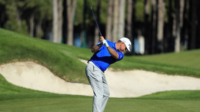 Lee Westwood in action at the Turkish Airlines Open