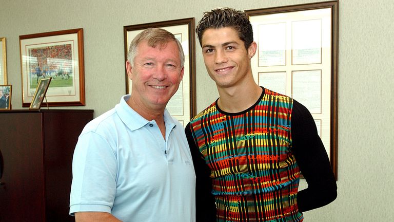 Ronaldo signed for United five days after the friendly