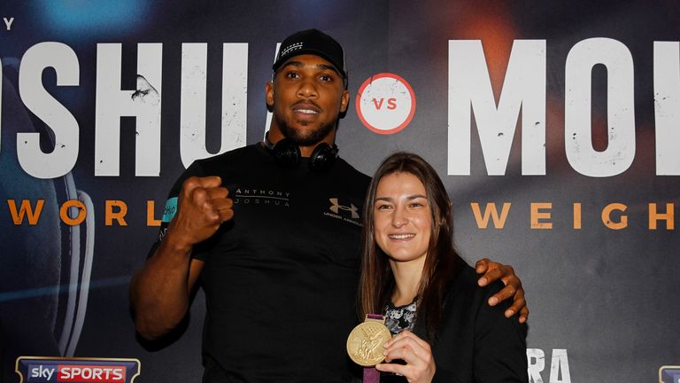 Anthony Joshua has also added a world title to his Olympic gold