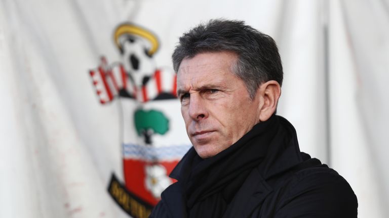 Claude Puel was appointed Saints boss on a three-year deal in June 2016