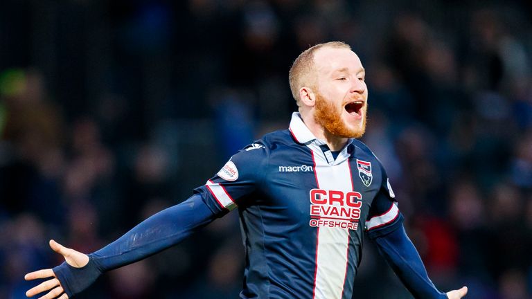 Ross County's Liam Boyce will want to get back among the goals after failing to net in his last seven appearances