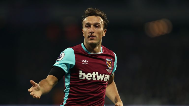 Noble insists he does not feel under pressure, despite a certain section of West Ham fans calling for him to be dropped