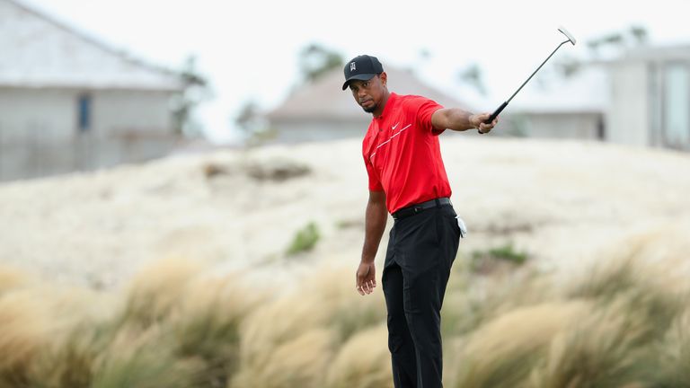 Woods led the field in birdies at the Hero World Challenge