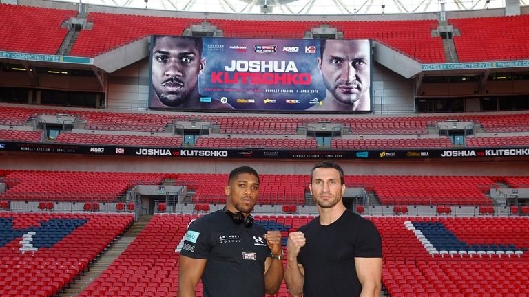 The heavyweights have attracted a crowd of 90,000 to Wembley