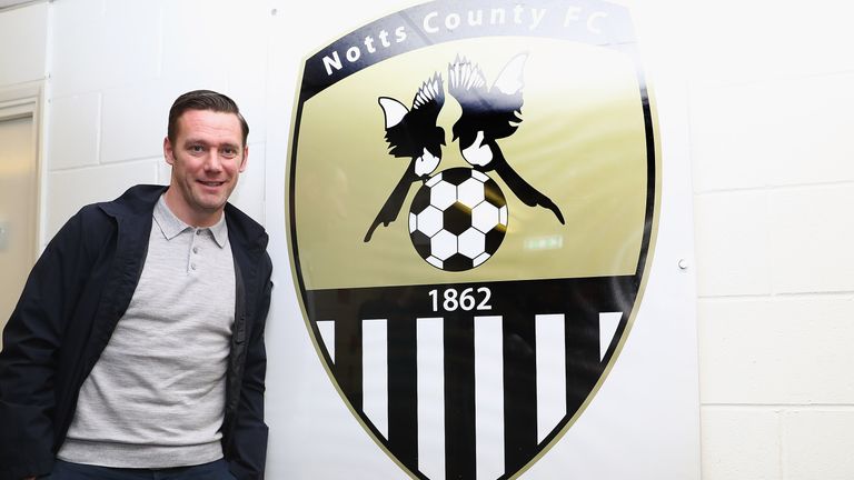 Notts County manager Kevin Nolan