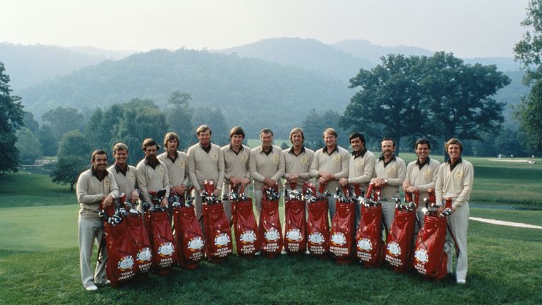 Jacobs captained the 1979 team - the first event containing players from continental Europe