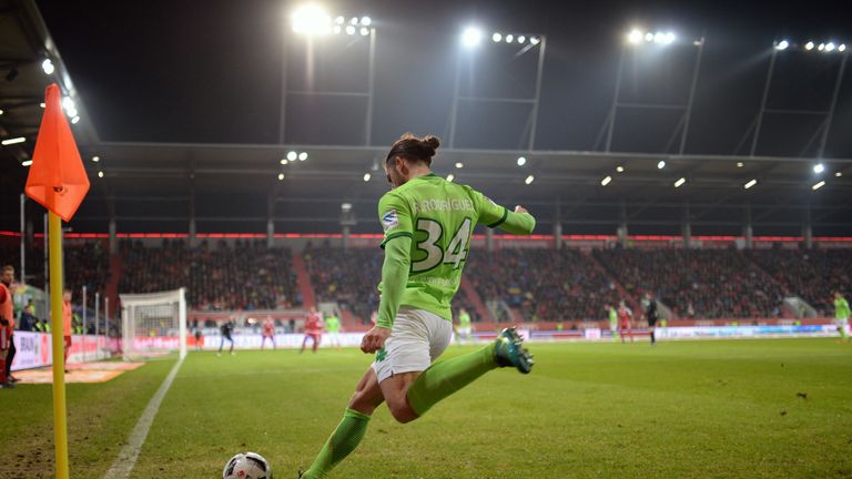 Rodriguez on corner duty for Wolfsburg