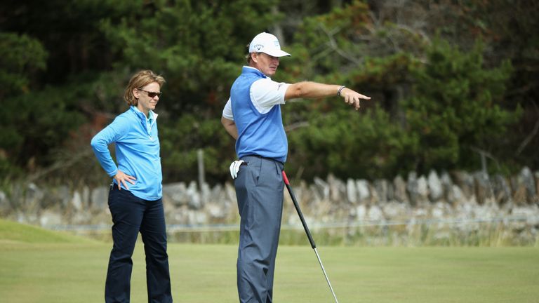 Calder has worked with Ernie Els