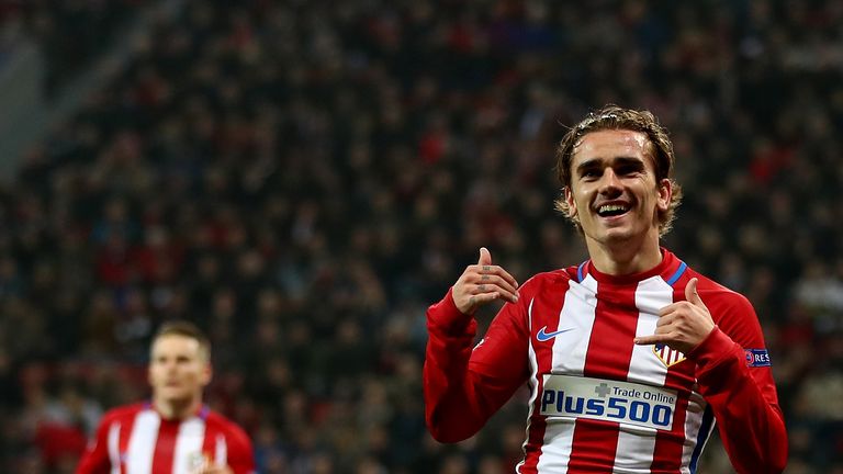 Antoine Griezmann was linked with Manchester United