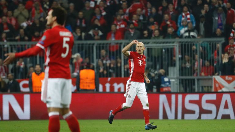 Arjen Robben is entering into his ninth season with Bayern Munich