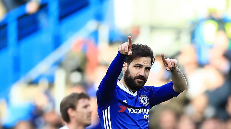 Fabregas scored in Chelsea's last home game against Arsenal