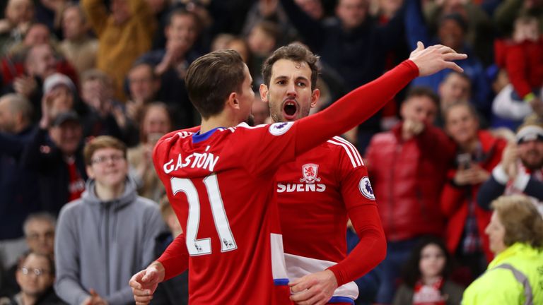 Christian Stuani scored late on for Middlesbrough to see them into the FA Cup round quarter-finals