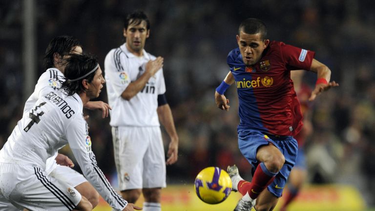 Alves was a key figure for Pep Guardiola's Barcelona