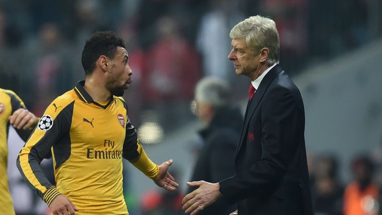 Francis Coquelin is among Wenger's central midfield options