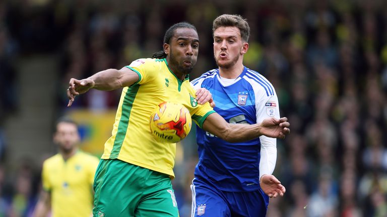 Emyr Huws (right): Doubt for Ipswich