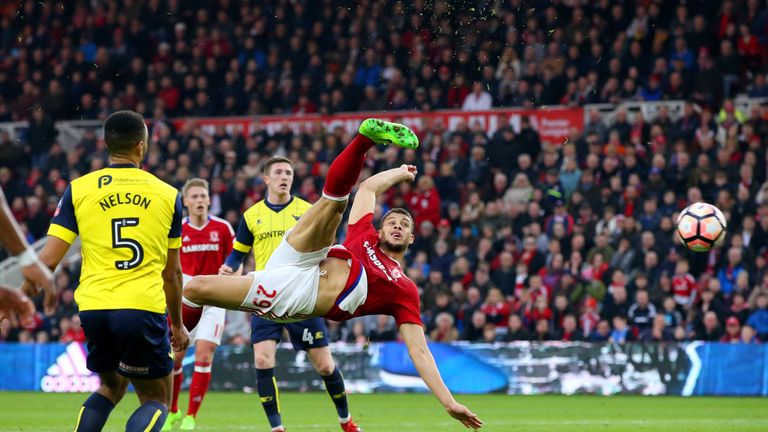 Rudy Gestede scored a fine second for Middlesbrough