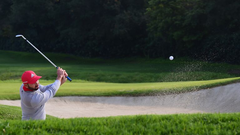 Garcia mixed four birdies with five bogeys during his opening round