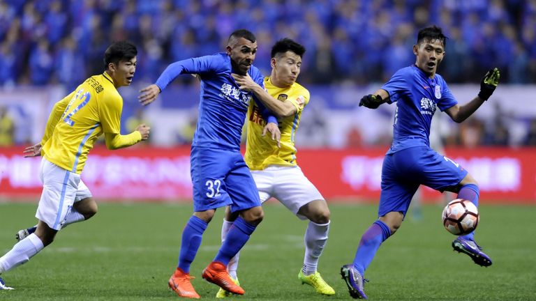  Carlos Tevez is now playing in the Chinese Super League for Shanghai Shenhua