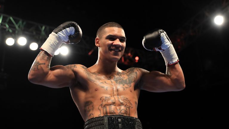 Conor Benn was halfway through his broken jaw absence