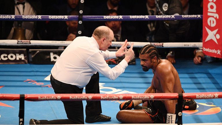 Haye was beaten by Bellew in a memorable fight at the O2