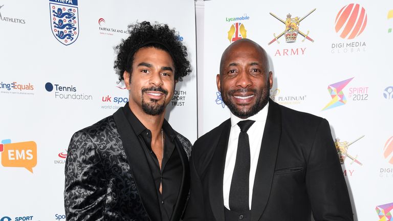 David Haye and Johnny Nelson were among the guests at BEDSA awards