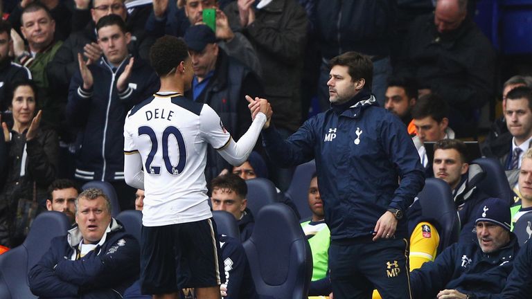 Mauricio Pochettino joked that Alli could even play goalkeeper