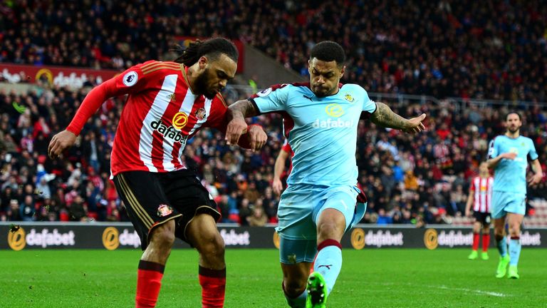 Jason Denayer (left) almost allowed Sam Vokes to score late on with a mistake