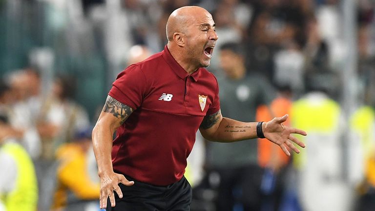 Sevilla coach Jorge Sampaoli is the favourite for the Barcelona job with Sky Bet