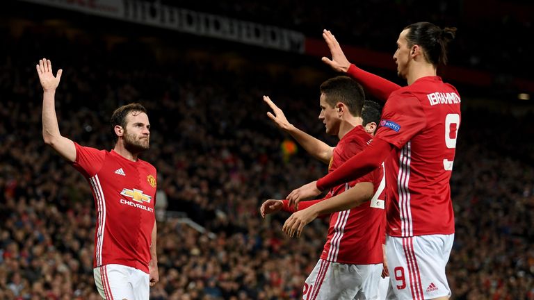 Juan Mata scored Manchester United's winner against Rostov on Thursday