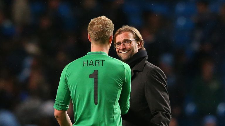 Jurgen Klopp appeared to rule out a move for Joe Hart in the summer