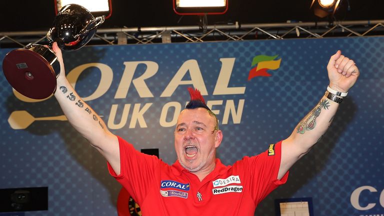 Peter Wright was champion in Minehead last year but suffered third-round defeat on Friday